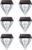 Solar Lamp – Diamant Vorm – Set van 6 – Wandlamp – Buitenlamp – Tuinlamp – Zonne-energie