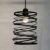 Spring Industrieel Design Hanglamp – E27 Fitting – ø20x35cm – Messing / Zwart