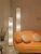 Staande lamp Handgemaakt Design Vloerlamp Decoratie woonkamer slaapkamer cilinder white shell capiz parelmoer schelp 150 cm