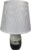 Tafellamp Dillon wit/zilver/zwart 32.5cm – decoratie – sfeer – verlichting – tafel – lamp – lampenkap – lampen – cadeau