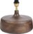 Tafellamp – houten lamp – walnoot – by Mooss – rond 23 cm