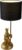 Tafellamp – Lamp – Tafellamp Slaapkamer – Tafellamp industrieel – Tafellampen – Goud – 45 cm hoog