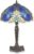 Tiffany tafel lamp, tafellamp, buro lamp, glas in lood lampen A TIFFANY STYLE TABLE LAMP