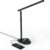 TIKKENS Bureaulamp led Dimbaar – Draadloze Oplader & USB Opladen – Wireless Charger – Zwart