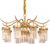 TooLight Hanglamp APP769-9CP – E27 – 9 Lichtpunten – Goud