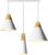 TooLight Scandi Hanglamp – E27 – 3 Lichtpunten – Wit