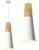 TooLight Scandi Hanglamp – E27 – Ø 14.5 cm – Wit