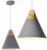 TooLight Scandi Hanglamp – E27 – Ø 25 cm – Grijs