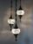 Turkse Lamp – Hanglamp – Mozaïek Lamp – Marokkaanse Lamp – Oosters Lamp – ZENIQUE – Authentiek – Handgemaakt – Kroonluchter – Wit – 3 bollen