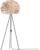 Umage Eos Medium vloerlamp light brown – met tripod zwart – Ø 45 cm