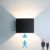 Upside down wandlamp – Draadloos & oplaadbaar – Magnetisch – Zwart – Woonkamer – Hal – Gang – Kantoor – Bewegingssensor – Verstelbaar