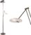 Verstelbare vloerlamp New Sapporo led met leesarm | 3 lichts | brons | glas / kunststof / metaal | staande lamp / vloerlamp | Ø 30 cm | 180 cm hoog | modern design