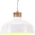 vidaXL Hanglamp industrieel E27 42 cm wit