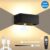 Vitalify® Draadloos LED-wandlamp – Stijlvol, Compact en Op Afstand Bedienbaar – Zwart