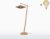 Vloerlamp – BALI – Bamboe Voetstuk (h. 176cm) – Medium Kap (60x15cm) – Met LED-lamp