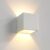 Wandlamp Cube Wit – 10x10x10cm – LED 6W 2700K 696lm – IP54 – Dimbaar > wandlamp binnen wit | wandlamp buiten wit | wandlamp wit | buitenlamp wit | muurlamp wit | led lamp wit |…