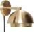 wandlamp – goud metaal – E14/15W – ø21 x 28 cm