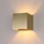 Wandlamp Kubus Goud – 12x12x12cm – 1x G9 LED 3,5W 2700K 350lm – IP20 – Dimbaar > wandlamp goud | wandlamp binnen goud | wandlamp hal goud | wandlamp woonkamer goud | wandlamp…