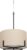 WOOOD Exclusive Holly Hanglamp – Zwart/naturel – 75x53x53