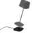 Zafferano Ofelia Tafellamp – Oplaadbare Buitenlamp Antraciet – Spatwaterdicht (IP65) – Bureaulamp Snoerloos – Dimbare LED Lamp – Draadloos Oplaadstation – Terraslamp – USB…