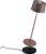 Zafferano Olivia Pro Tafellamp – Oplaadbare Buitenlamp Roest Bruin – Spatwaterdicht (IP65) – Bureaulamp Snoerloos – Dimbare LED Lamp – Draadloos Oplaadstation – Terraslamp – USB…