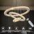 Zizza NL® Kristallen Kroonluchter – LED Plafondlamp – Plafoniere – 60 x 40 x 20 cm